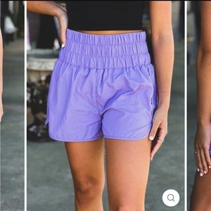 Free people The Way Home inspired shorts in lavender purple